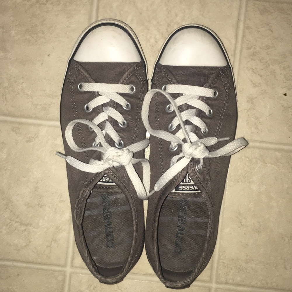 Converse- Women’s- Size 7-dark grey
